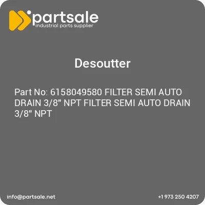 6158049580-filter-semi-auto-drain-38-npt-filter-semi-auto-drain-38-npt