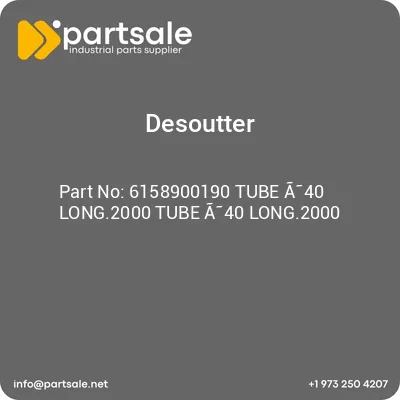 6158900190-tube-a-40-long2000-tube-a-40-long2000