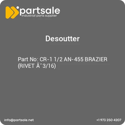 cr-1-12-an-455-brazier-rivet-a-316