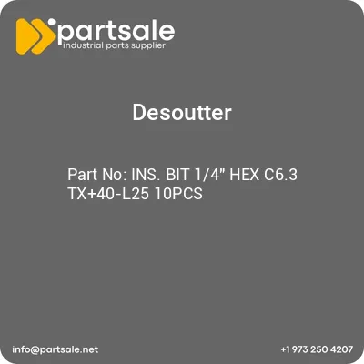 ins-bit-14-hex-c63-tx40-l25-10pcs