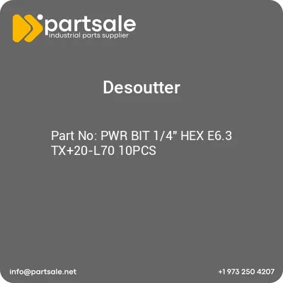pwr-bit-14-hex-e63-tx20-l70-10pcs