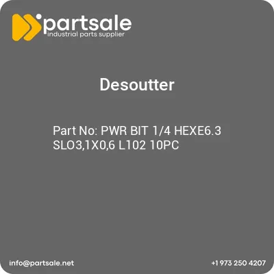 pwr-bit-14-hexe63-slo31x06-l102-10pc