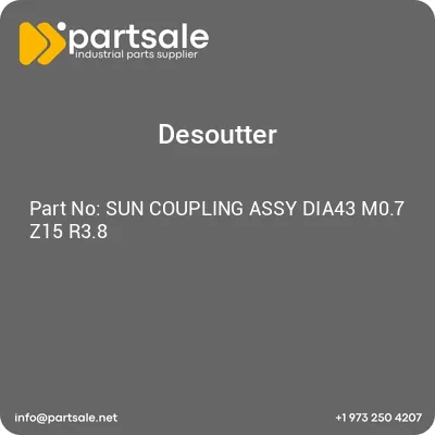 sun-coupling-assy-dia43-m07-z15-r38