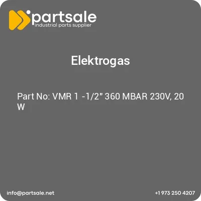 vmr-1-12-360-mbar-230v-20-w