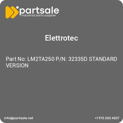 lm2ta250-pn-32335d-standard-version