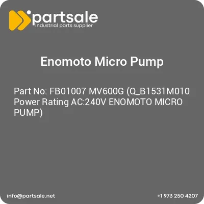 fb01007-mv600g-q_b1531m010-power-rating-ac240v-enomoto-micro-pump