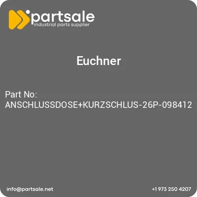 anschlussdosekurzschlus-26p-098412