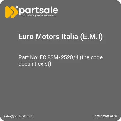 fc-83m-25204-the-code-doesnt-exist