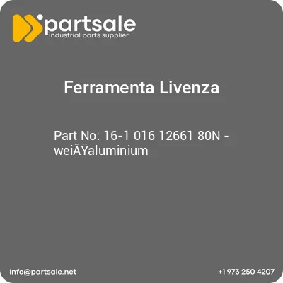 16-1-016-12661-80n-weiayaluminium