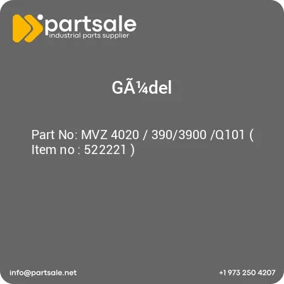 mvz-4020-3903900-q101-item-no-522221