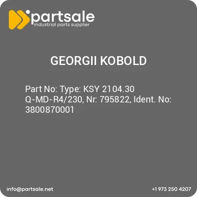 type-ksy-210430-q-md-r4230-nr-795822-ident-no-3800870001
