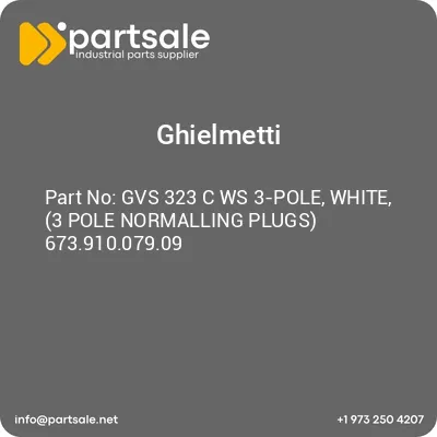 gvs-323-c-ws-3-pole-white-3-pole-normalling-plugs-67391007909