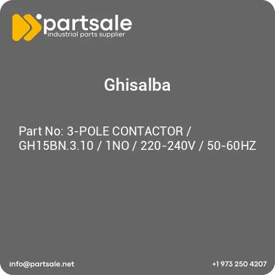 3-pole-contactor-gh15bn310-1no-220-240v-50-60hz