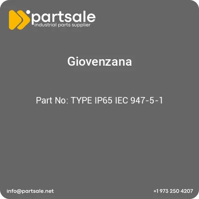 type-ip65-iec-947-5-1