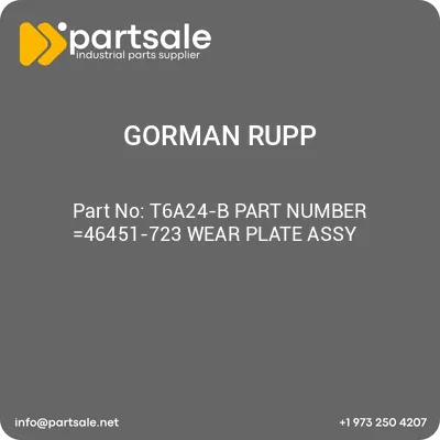 t6a24-b-part-number-46451-723-wear-plate-assy