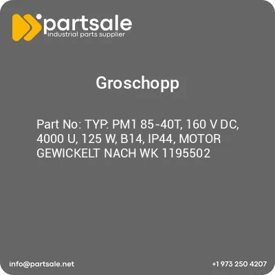 typ-pm1-85-40t-160-v-dc-4000-u-125-w-b14-ip44-motor-gewickelt-nach-wk-1195502
