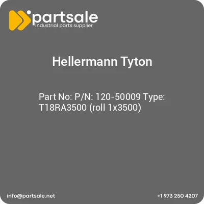 pn-120-50009-type-t18ra3500-roll-1x3500