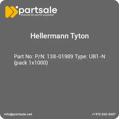 pn-138-01989-type-ub1-n-pack-1x1000