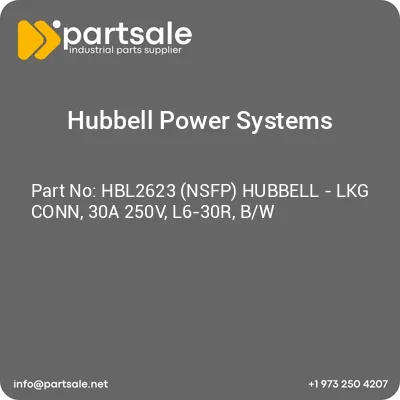 hbl2623-nsfp-hubbell-lkg-conn-30a-250v-l6-30r-bw