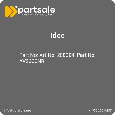 artno-208004-part-no-avs300nr