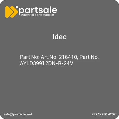 artno-216410-part-no-ayld39912dn-r-24v