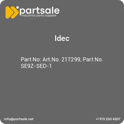 artno-217299-part-no-se9z-sed-1