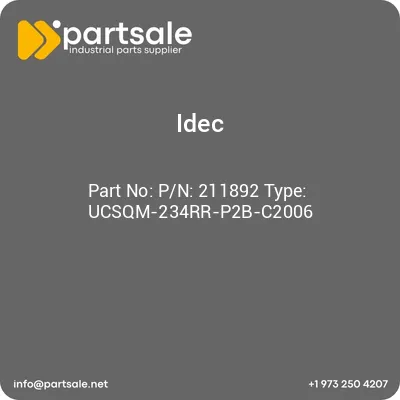 pn-211892-type-ucsqm-234rr-p2b-c2006