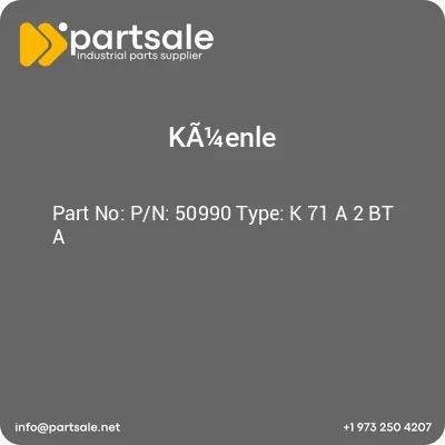 pn-50990-type-k-71-a-2-bt-a