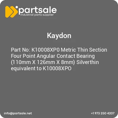 k10008xp0-metric-thin-section-four-point-angular-contact-bearing-110mm-x-126mm-x-8mm-silverthin-equivalent-to-k10008xpo