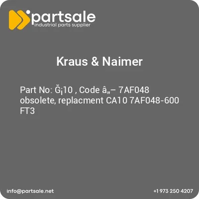 g10-code-a-7af048-obsolete-replacment-ca10-7af048-600-ft3