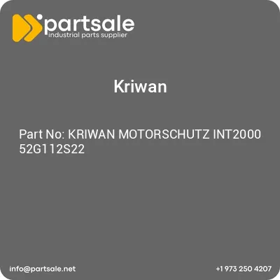 kriwan-motorschutz-int2000-52g112s22