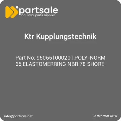 950651000201poly-norm-65elastomerring-nbr-78-shore