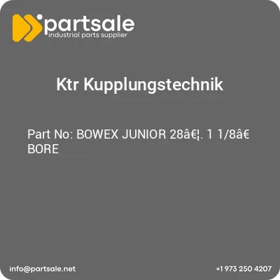 bowex-junior-28a-1-18a-bore