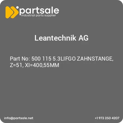 500-115-53lifgo-zahnstange-z51-xi40055mm