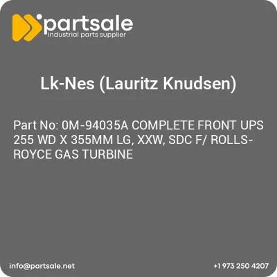 0m-94035a-complete-front-ups-255-wd-x-355mm-lg-xxw-sdc-f-rolls-royce-gas-turbine