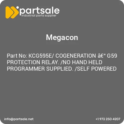 kcg595e-cogeneration-a-g59-protection-relay-no-hand-held-programmer-supplied-self-powered