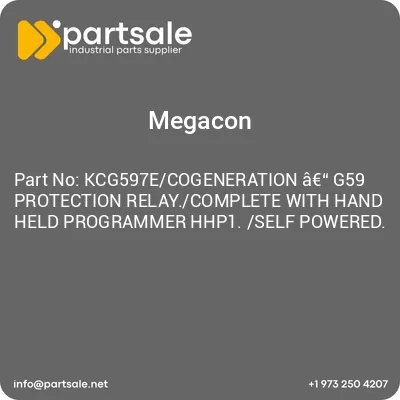 kcg597ecogeneration-a-g59-protection-relaycomplete-with-hand-held-programmer-hhp1-self-powered