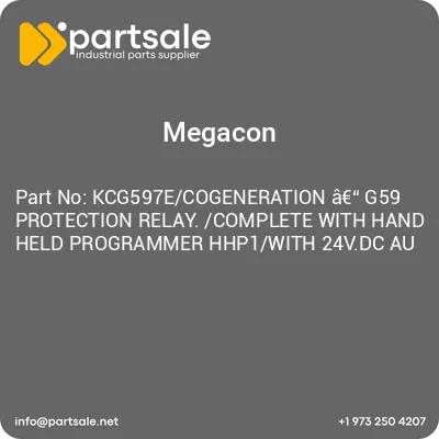 kcg597ecogeneration-a-g59-protection-relay-complete-with-hand-held-programmer-hhp1with-24vdc-au