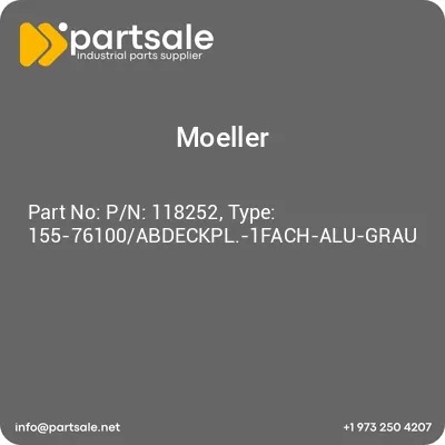 pn-118252-type-155-76100abdeckpl-1fach-alu-grau