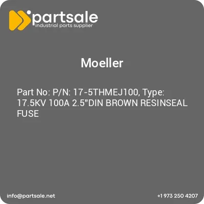 pn-17-5thmej100-type-175kv-100a-25din-brown-resinseal-fuse