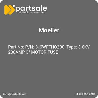 pn-3-6wffho200-type-36kv-200amp-3-motor-fuse
