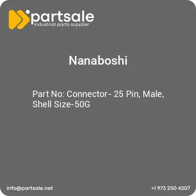 connector-25-pin-male-shell-size-50g