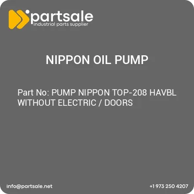 pump-nippon-top-208-havbl-without-electric-doors