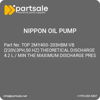 top-2my400-203hbm-vb-220v3ph50-hz-theoretical-discharge-42-l-min-the-maximum-discharge-pres