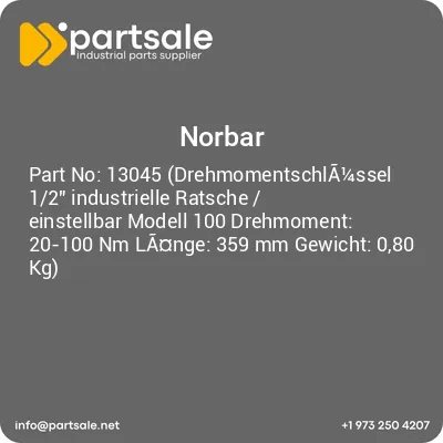 13045-drehmomentschla14ssel-12-industrielle-ratsche-einstellbar-modell-100-drehmoment-20-100-nm-lange-359-mm-gewicht-080-kg