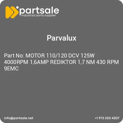motor-110120-dcv-125w-4000rpm-16amp-rediktor-17-nm-430-rpm-9emc