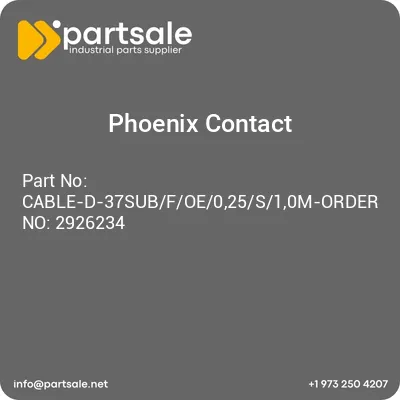 cable-d-37subfoe025s10m-order-no-2926234