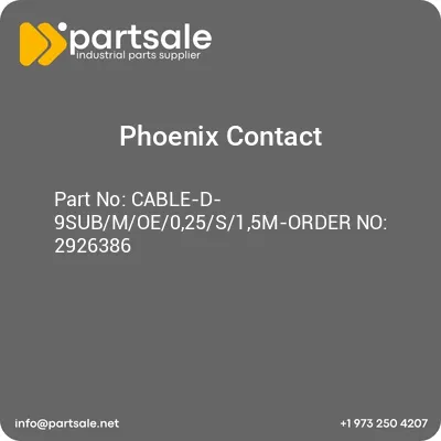 cable-d-9submoe025s15m-order-no-2926386