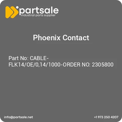 cable-flk14oe0141000-order-no-2305800