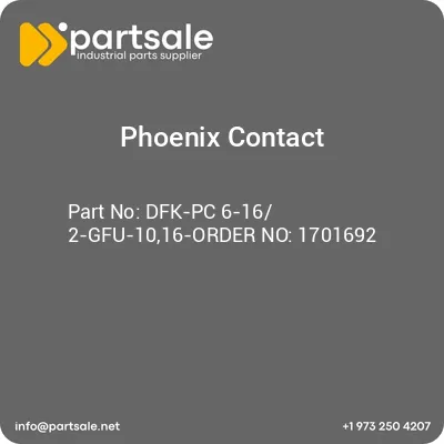 dfk-pc-6-16-2-gfu-1016-order-no-1701692
